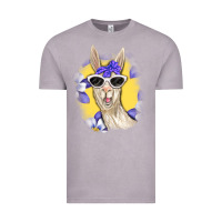 Vintage Zinc Llama With Sunglasses Vintage Tee - RanaPortraitStore