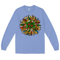 Colony Blue new year sunflower Long Sleeve Tee - RanaPortraitStore