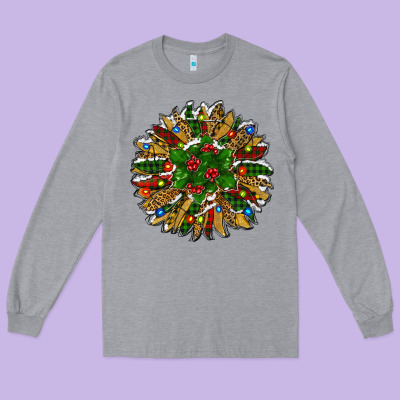New Year Sunflower Long Sleeve Tee Designed By Ranaportraitstore