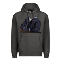 Charcoal Heather retriever sailor 2 Premium Hoodie - RanaPortraitStore