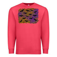 Cardinal halloween leopard bat background Premium Sweatshirt - AdoDesignShop