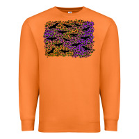 Carrot halloween leopard bat background Premium Sweatshirt - AdoDesignShop