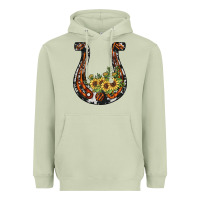 Matcha horseshoe sunflower Heavyweight Hoodie - JahusDesignShop