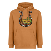 Meerkat horseshoe sunflower Heavyweight Hoodie - JahusDesignShop