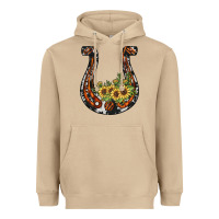 Mushroom horseshoe sunflower Heavyweight Hoodie - JahusDesignShop