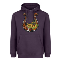 Plum horseshoe sunflower Heavyweight Hoodie - JahusDesignShop