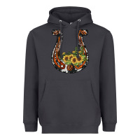 Smoke horseshoe sunflower Heavyweight Hoodie - JahusDesignShop