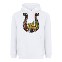 White horseshoe sunflower Heavyweight Hoodie - JahusDesignShop