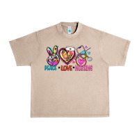 French Oak peace love nursing Urban Heavy Tee - Zillion Design Studio