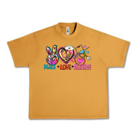 Peanut Butter peace love nursing Urban Heavy Tee - Zillion Design Studio