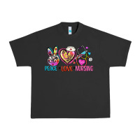 Pigment Black peace love nursing Urban Heavy Tee - Zillion Design Studio