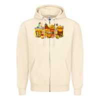 Sandshell bee drink Zipper Hoodie - RacoonDesign
