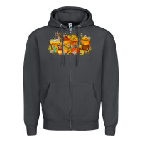 Smoke bee drink Zipper Hoodie - RacoonDesign