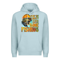 Blue Mist youre lucky im here i could have gone fishing Premium Hoodie - NancyCooperArtShop