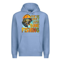Colony Blue youre lucky im here i could have gone fishing Premium Hoodie - NancyCooperArtShop