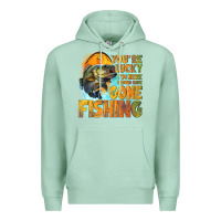 Seafoam youre lucky im here i could have gone fishing Premium Hoodie - NancyCooperArtShop