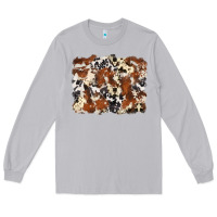 Moon Dust cowhide background Long Sleeve Tee - Zillion Design Studio