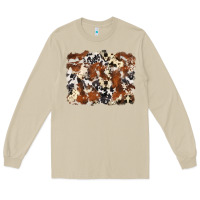 Mushroom cowhide background Long Sleeve Tee - Zillion Design Studio