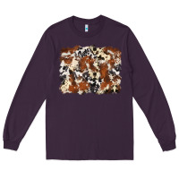 Plum cowhide background Long Sleeve Tee - Zillion Design Studio