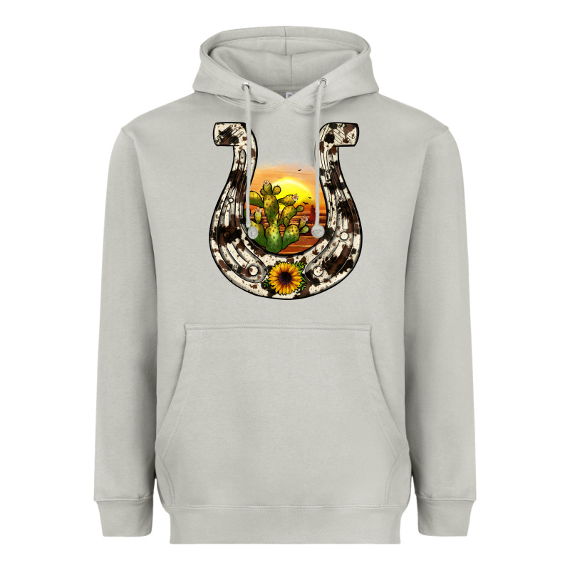 Horseshoe Sunset Heavyweight Hoodie by JahusDesignShop | Teevron