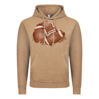 Vintage Coffee football patch Vintage Hoodie - AdoDesignShop