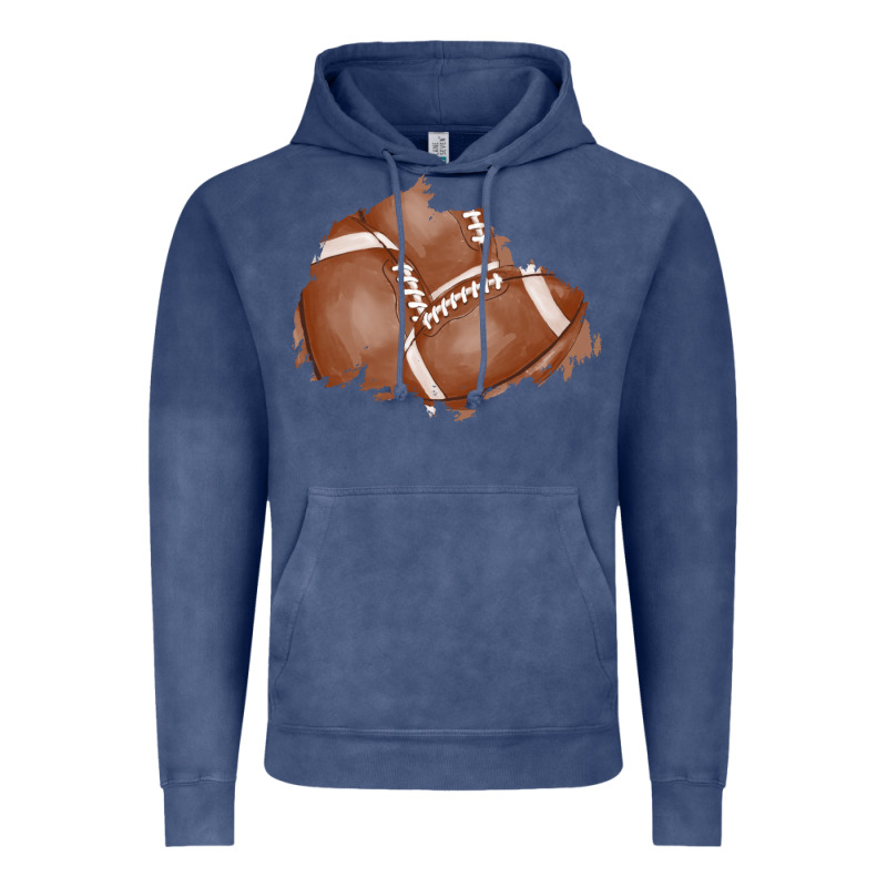 Football Patch Vintage Hoodie by AdoDesignShop | Teevron