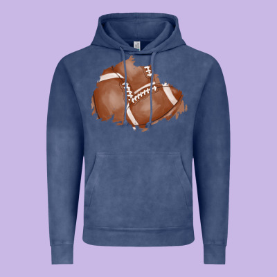 Football Patch Vintage Hoodie Designed By Adodesignshop