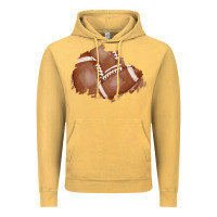 Vintage Mustard football patch Vintage Hoodie - AdoDesignShop
