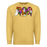 Antique Gold halloween boo Premium Sweatshirt - AdoDesignShop