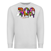 Dove Grey halloween boo Premium Sweatshirt - AdoDesignShop