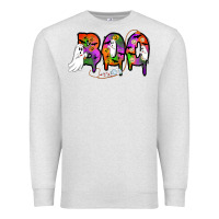 Oatmeal Heather halloween boo Premium Sweatshirt - AdoDesignShop