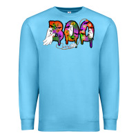 Ocean Blue halloween boo Premium Sweatshirt - AdoDesignShop