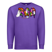 Purple halloween boo Premium Sweatshirt - AdoDesignShop
