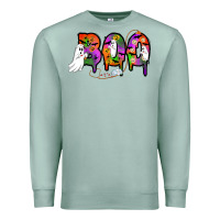 Seafoam halloween boo Premium Sweatshirt - AdoDesignShop
