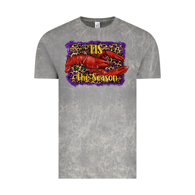 Mardi Gras Tis The Season Lobster Vintage Tee by RanaPortraitStore | Teevron