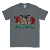 Charcoal Heather just graduated Classic Tee - Zillion Design Studio