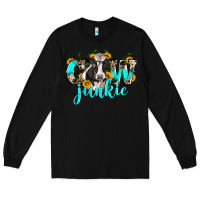 Black cow junkie Long Sleeve Tee - Zillion Design Studio