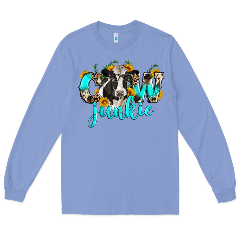Cow Junkie Long Sleeve Tee by Zillion Design Studio | Teevron