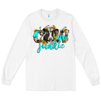 White cow junkie Long Sleeve Tee - Zillion Design Studio