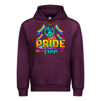 Mauve Wine LGBTQ+ Pride Tribe Urban Hoodie - BundleAndBundleShop