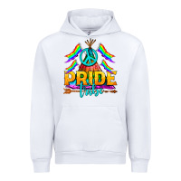 White LGBTQ+ Pride Tribe Urban Hoodie - BundleAndBundleShop