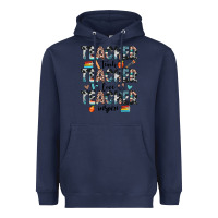 Navy teacher teach love inspire Heavyweight Hoodie - JahusDesignShop
