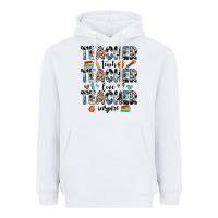 White teacher teach love inspire Heavyweight Hoodie - JahusDesignShop