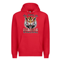 Red the heavens are roaring tiger Premium Hoodie - MaliasSmallBusiness