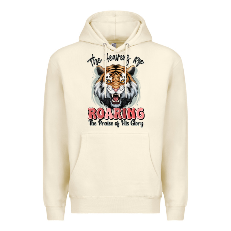 The Heavens Are Roaring Tiger Premium Hoodie by MaliasSmallBusiness | Teevron