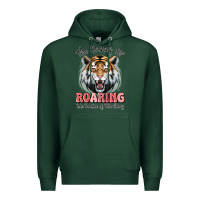 Sports Green the heavens are roaring tiger Premium Hoodie - MaliasSmallBusiness