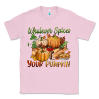 Bubblegum Pink whatever spices your pumpkin Classic Tee - BundleAndBundleShop