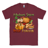 Burgundy whatever spices your pumpkin Classic Tee - BundleAndBundleShop