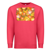 Cardinal fall pumpkin background Premium Sweatshirt - AdoDesignShop