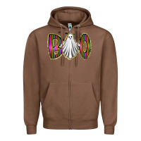 Chestnut boo ghost Zipper Hoodie - RacoonDesign